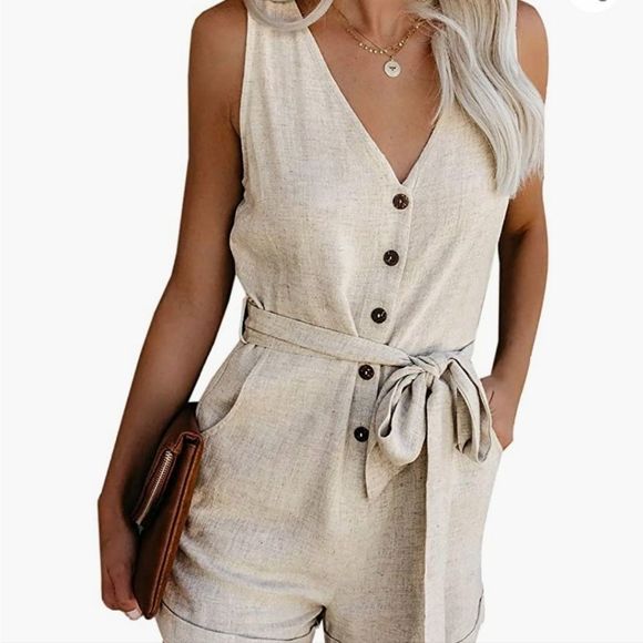 Pants - Tie Knot Romper